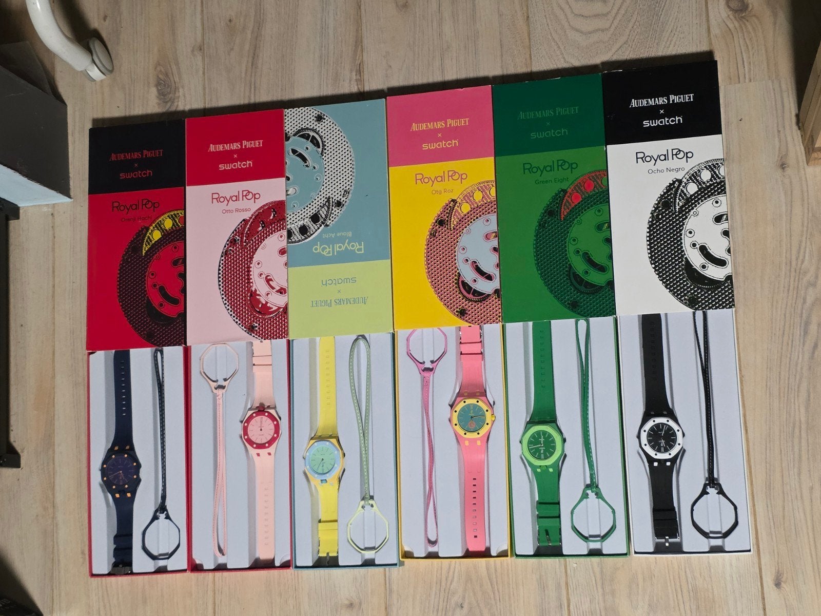Nieuwe Swatch x Audemars Piguet Royal Pop horloges, Kunststof, Polshorloge, Swatch, Nieuw
