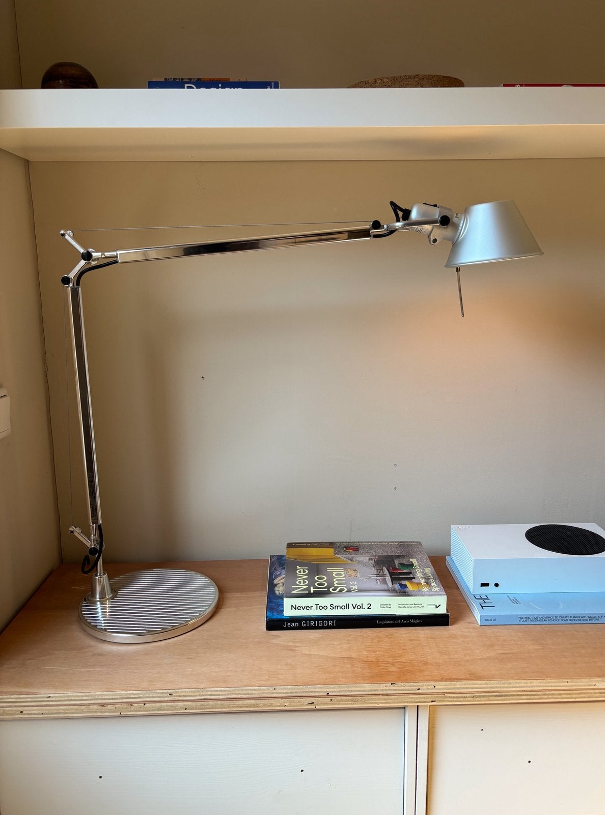 Artemide tolomeo tavolo lamp, Huis en Inrichting, Bureaulamp, Gebruikt, Metaal, Met schakelaar