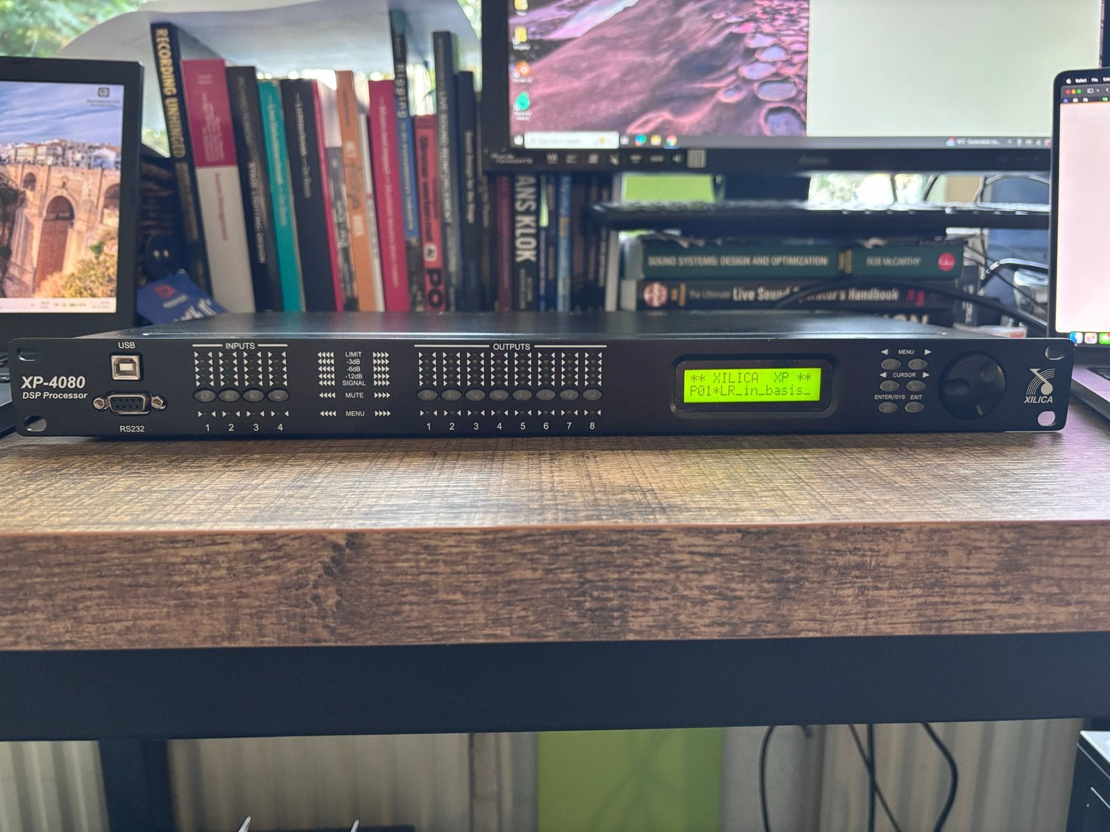 Xilica XP-4080 DSP Processor met XPanel, Muziek en Instrumenten, Mengpanelen, Ophalen, Zo goed als nieuw, 20 kanalen of meer