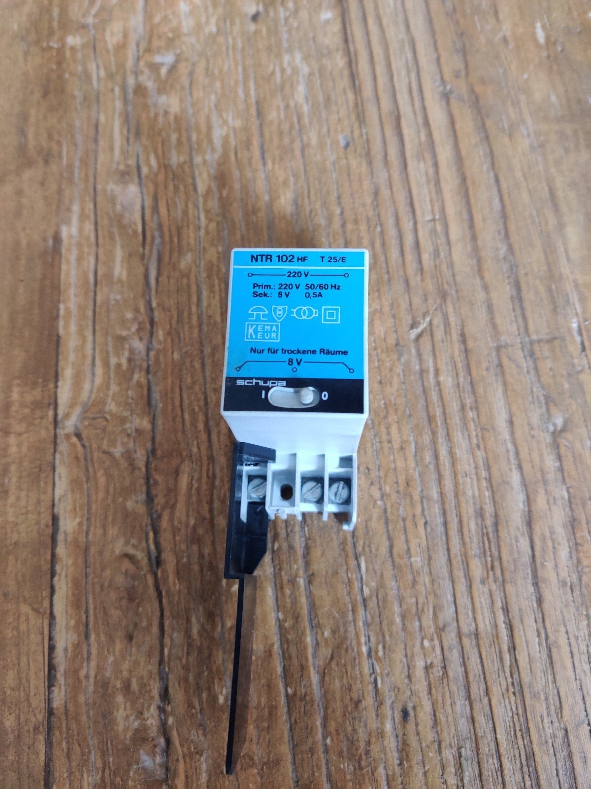 Schupa NTR 102 HF T 25/E Trafo voor droge ruimtes, Ophalen of Verzenden, Gebruikt, Overige typen