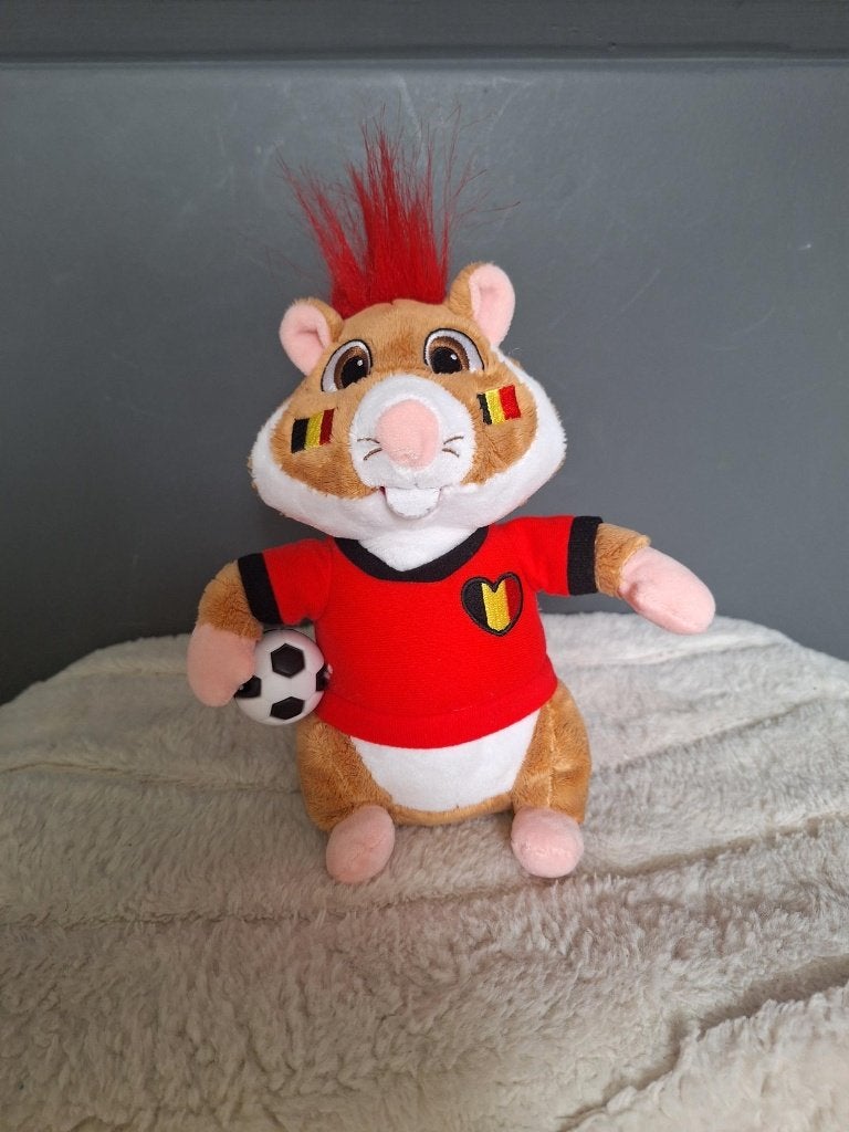 AH hamster belgie voetbal rode duivel (klein), Ophalen of Verzenden, Zo goed als nieuw, Overige typen, Albert Heijn