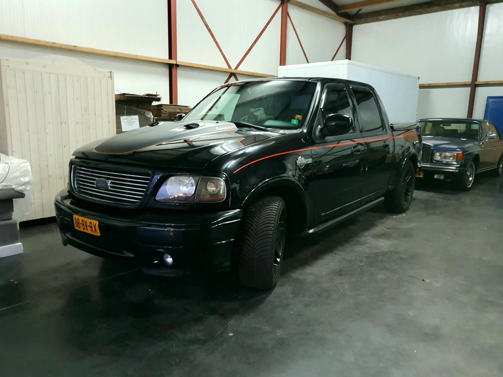 Ford F150 2002, Auto's, Automaat, Zwart, 4 stoelen, Zwart