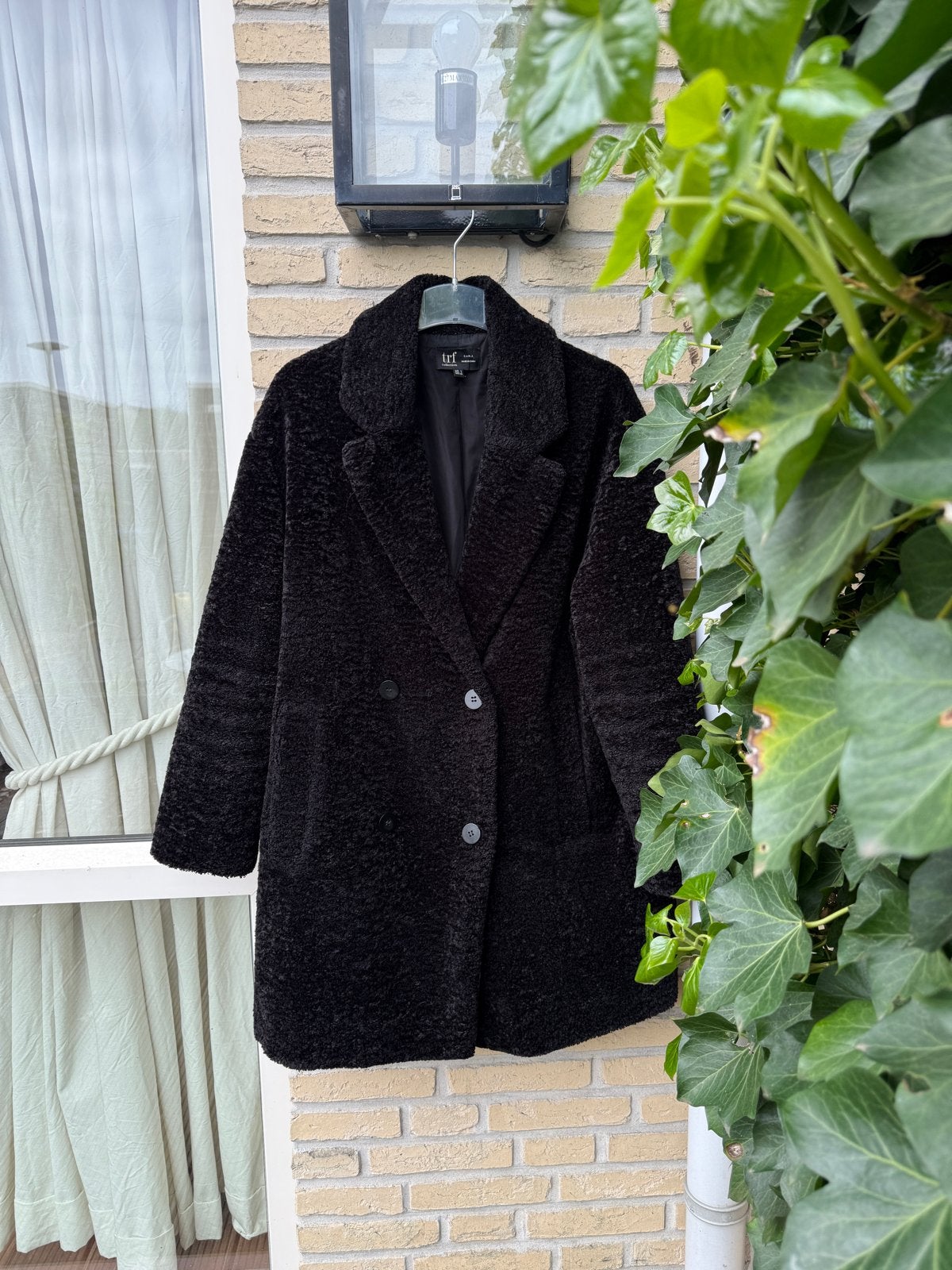 Zara TRF jas | zwart | maat L, Ophalen of Verzenden, Gedragen, Maat 42/44 (L), Zwart