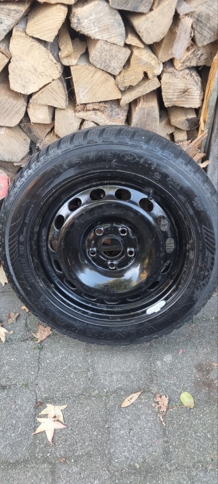 Winterbanden 205/55R16, Ophalen, Gebruikt