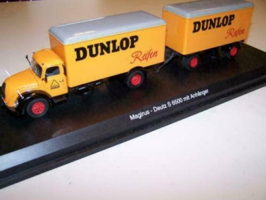 Model Magirus - Deutz S 6500 Dunlop Limited Edition, Kaardebol 2, Nieuw, Ophalen of Verzenden, Schuco