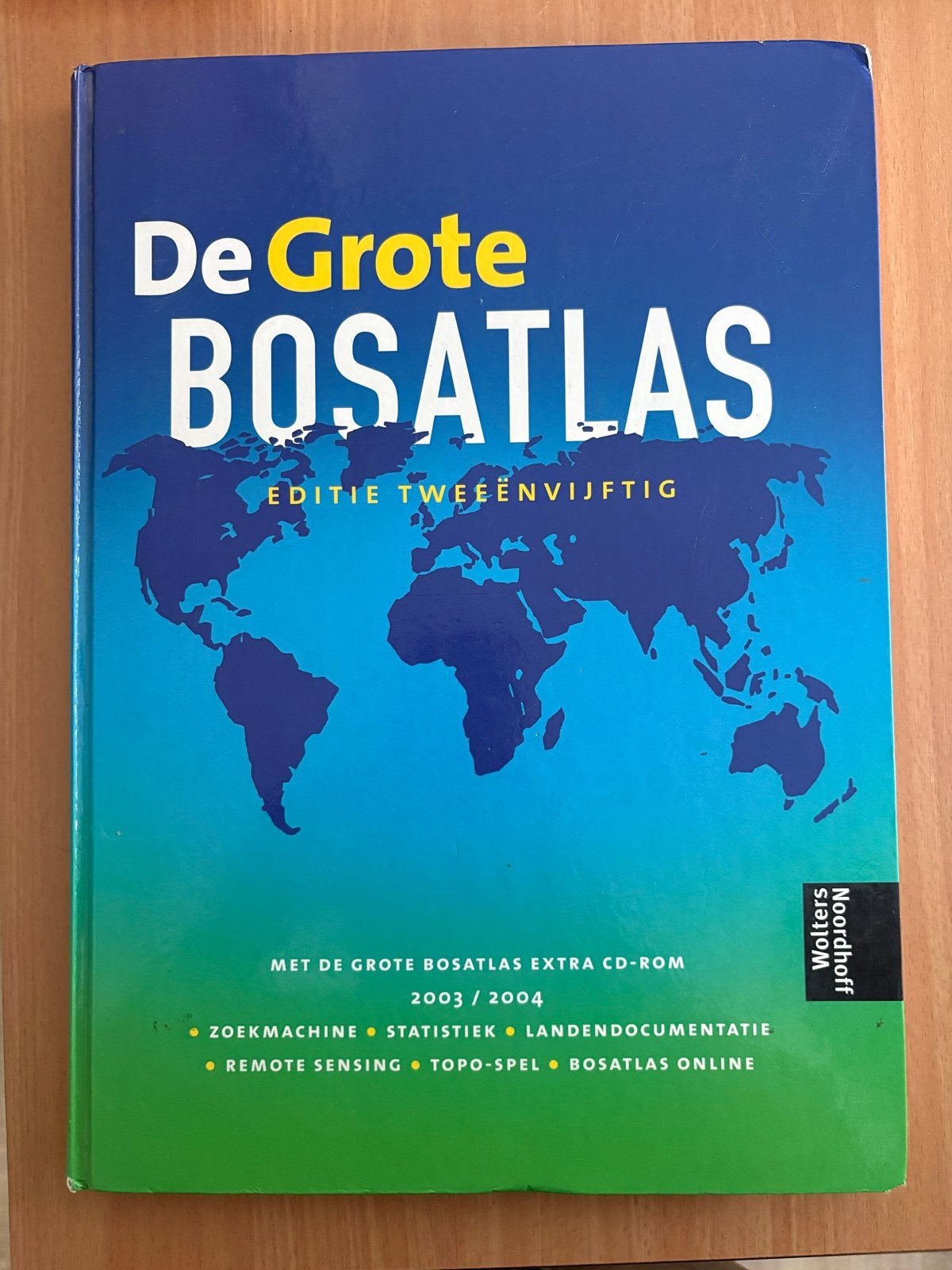De Grote Bosatlas - Editie Tweeënvijftig (2003/2004), Boeken, Ophalen, Bosatlas, 2000 tot heden, Zo goed als nieuw