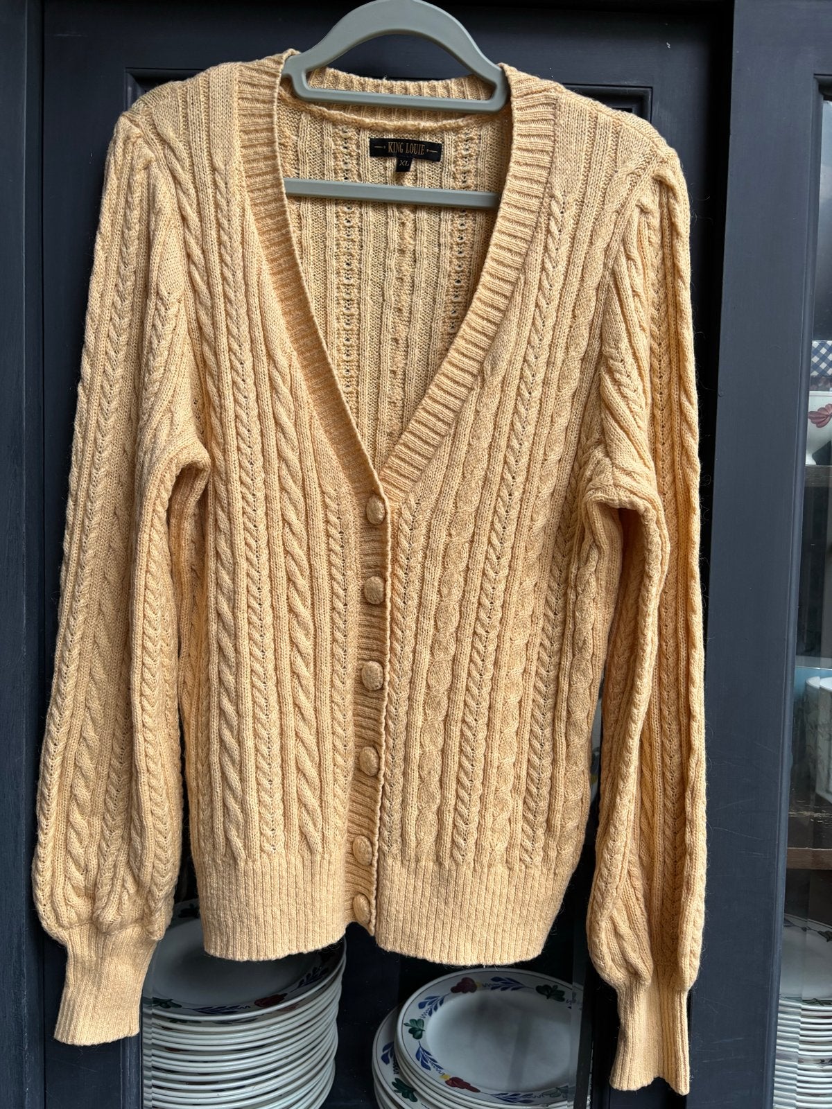 King Louie vest - Zo goed als nieuw, Kleding | Dames, Truien en Vesten, Ophalen of Verzenden, Zo goed als nieuw, Maat 46/48 (XL) of groter