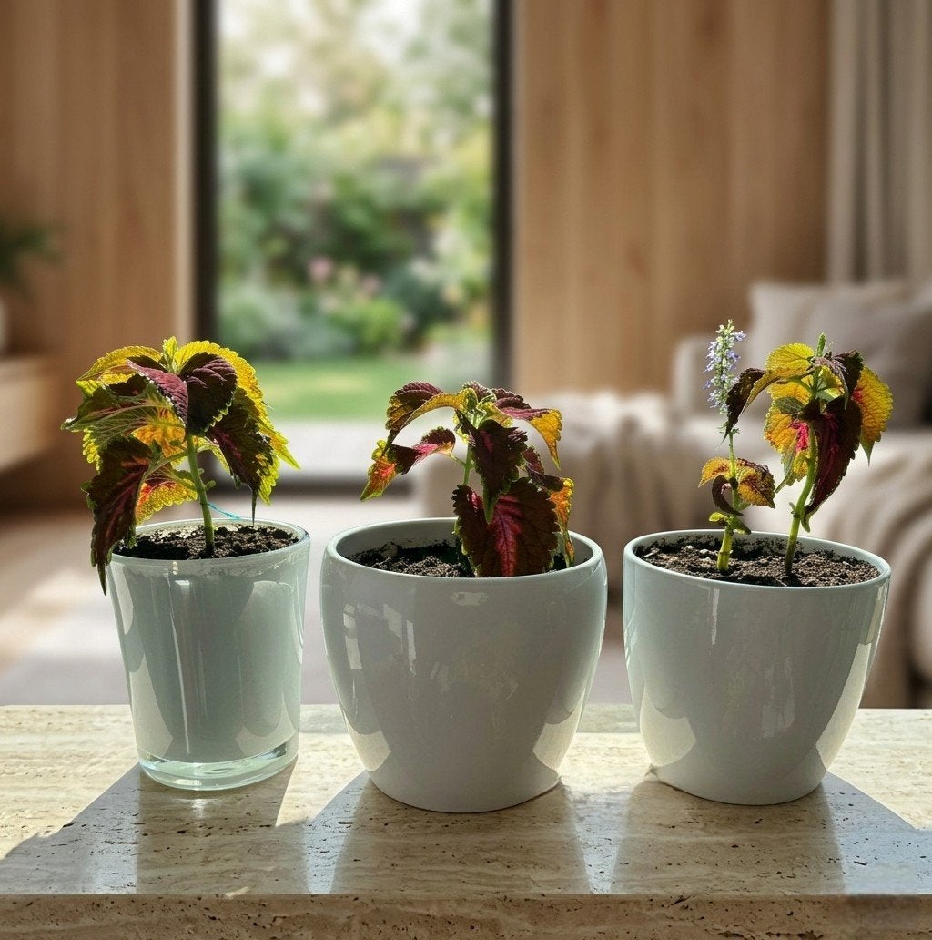 Prachtige Coleus plant in pot - Levendige kleuren, Ophalen