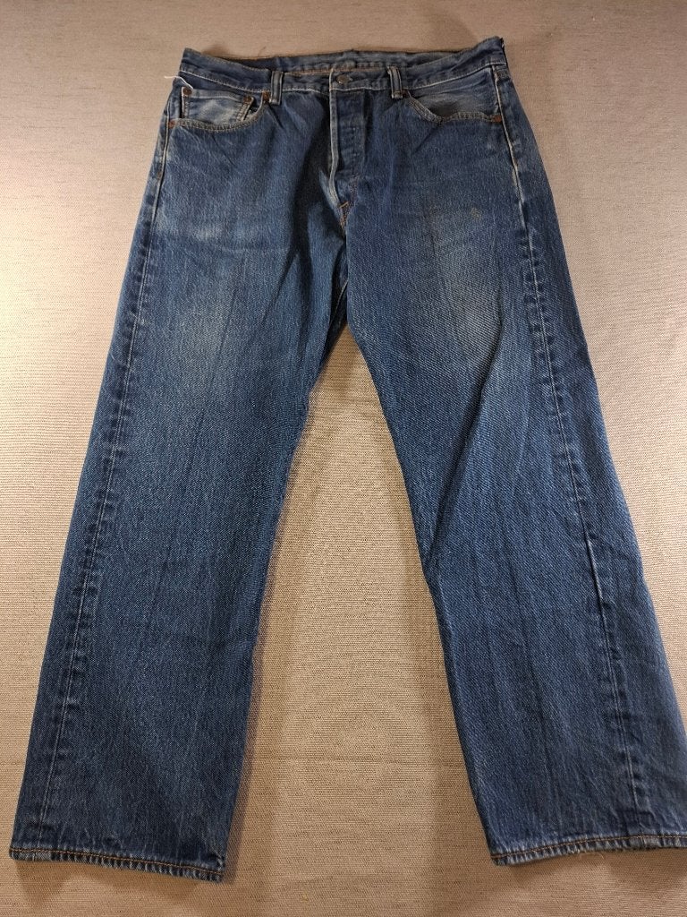 Levi's 501 Jeans – Blauw, Maat 36/30, W36 - W38 (confectie 52/54), Zo goed als nieuw, Levi’s, Verzenden