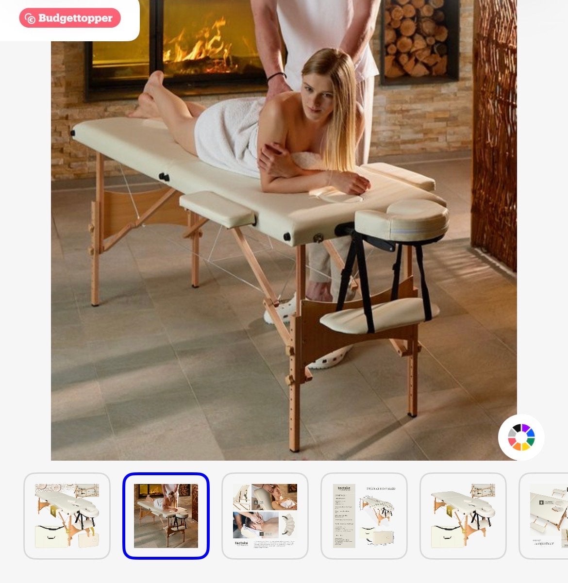 Massage tafel paar keer gebruikt!