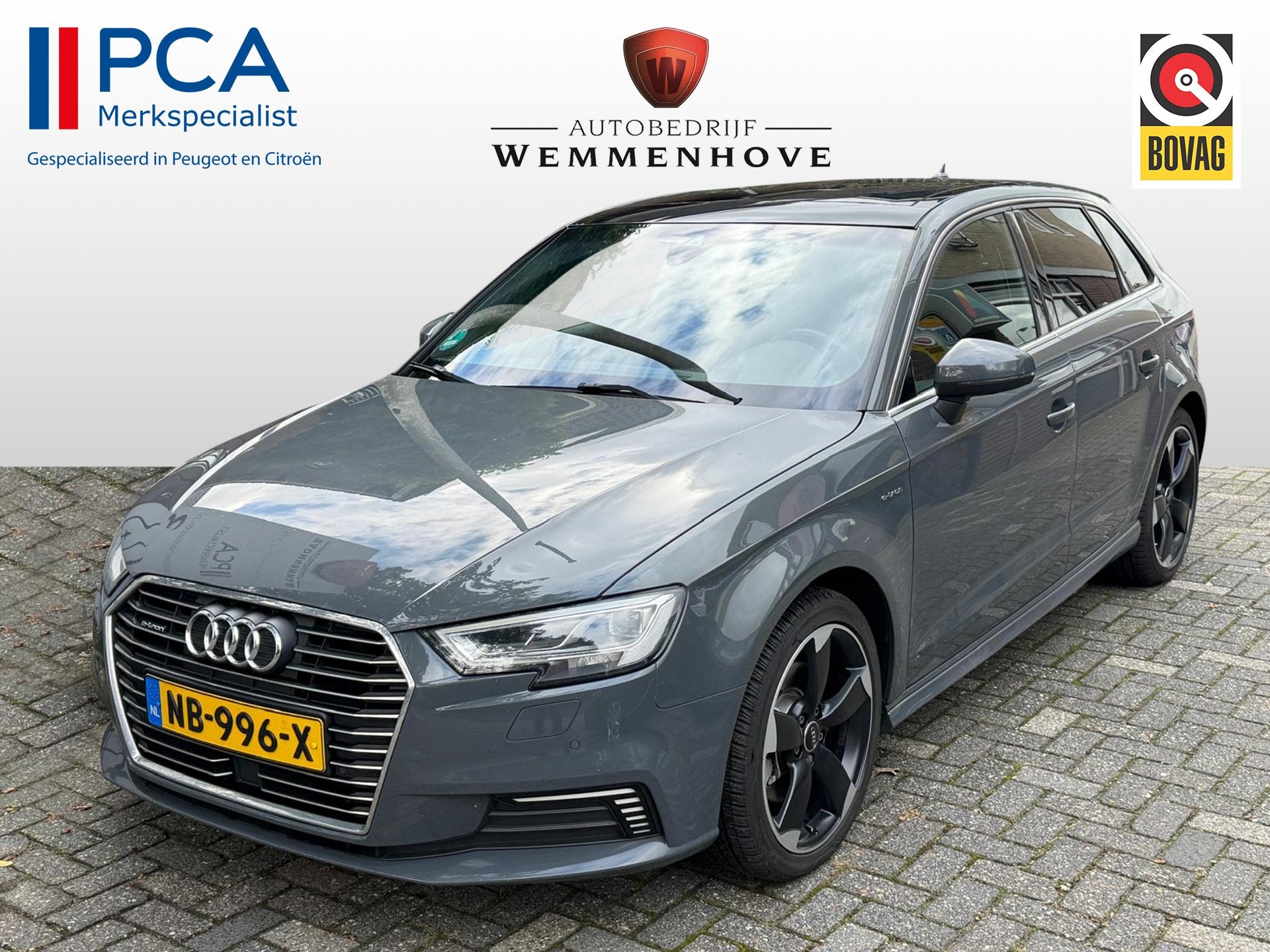 Audi A3 Sportback 1.4 e-tron S-Line Lease Edition Facelift P, Auto's, Stof, Gebruikt, 4 cilinders, Verwarmde buitenspiegels