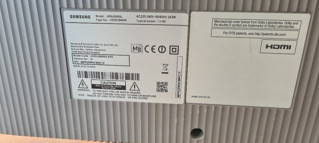 Samsung TV, Ophalen, Gebruikt, LCD, 100 Hz
