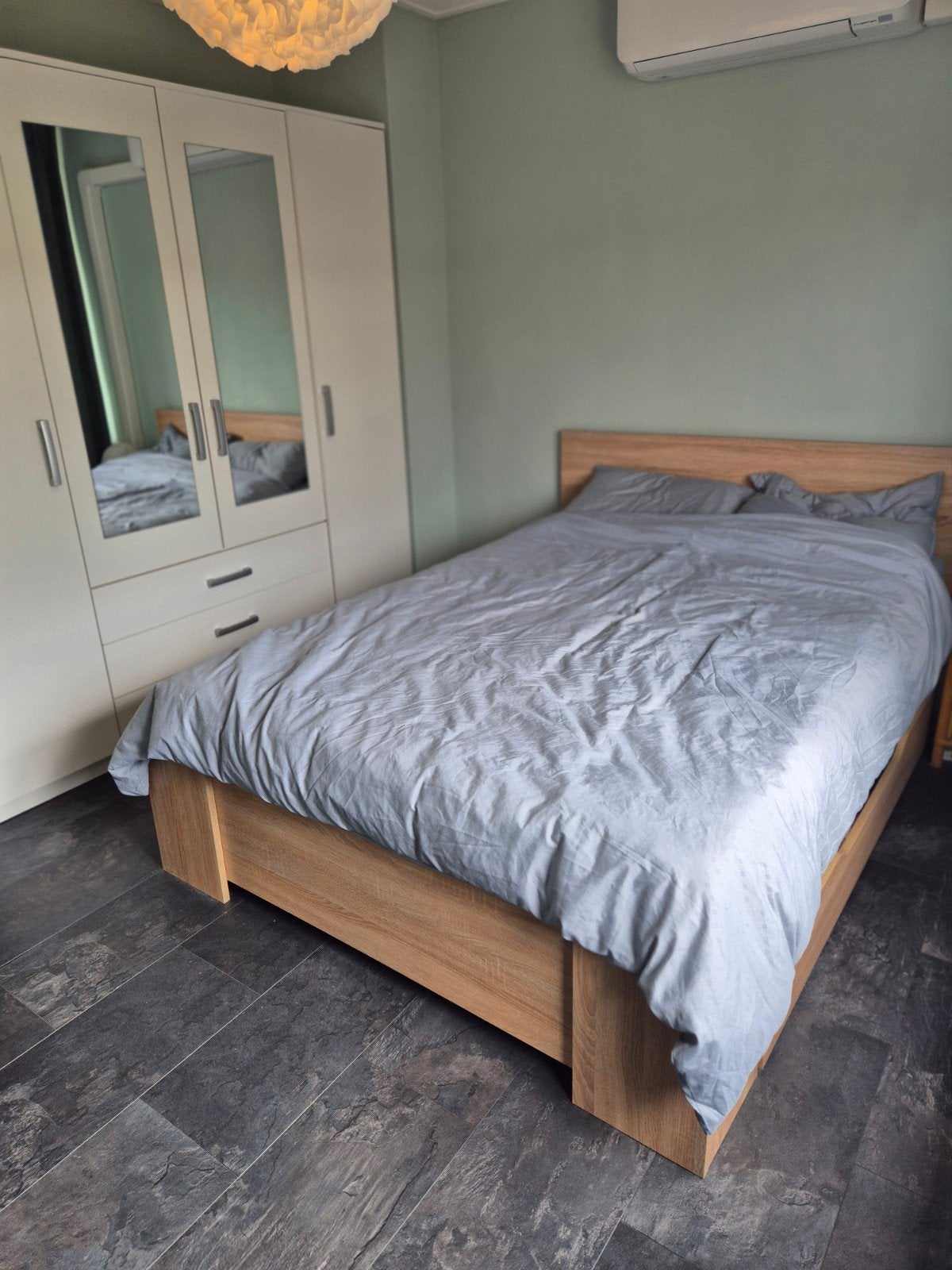 bed frame Jysk 140x200 met 2 lades, Huis en Inrichting, Slaapkamer | Complete slaapkamers, Ophalen, Tweepersoons