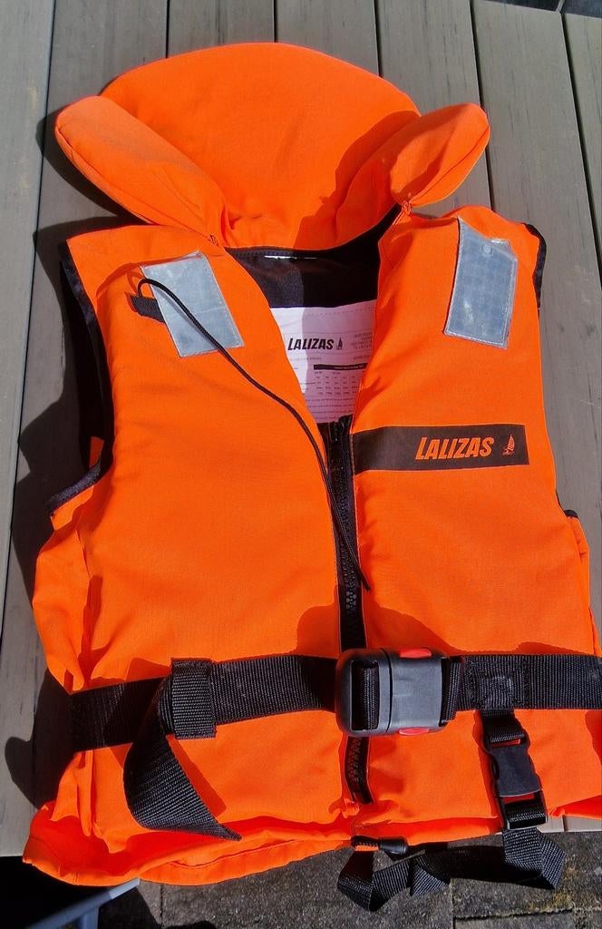 Lalizas Reddingsvest 100N - Oranje, Ophalen, Zo goed als nieuw, Dame of Heer, Lalizas