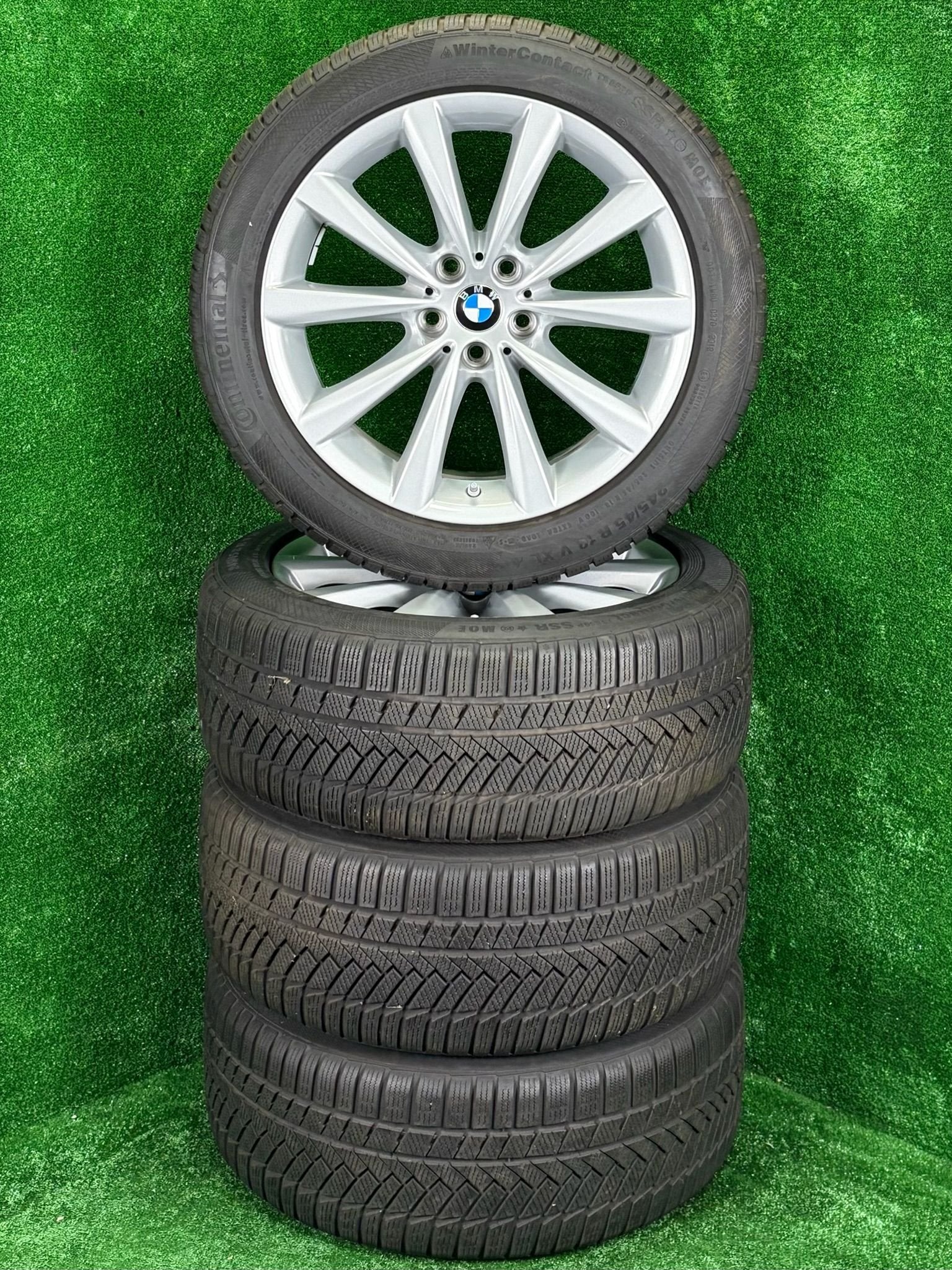Originele 18 inch BMW velgen winterbanden 5-serei G30 G31, 18 inch, -, -, Banden en Velgen