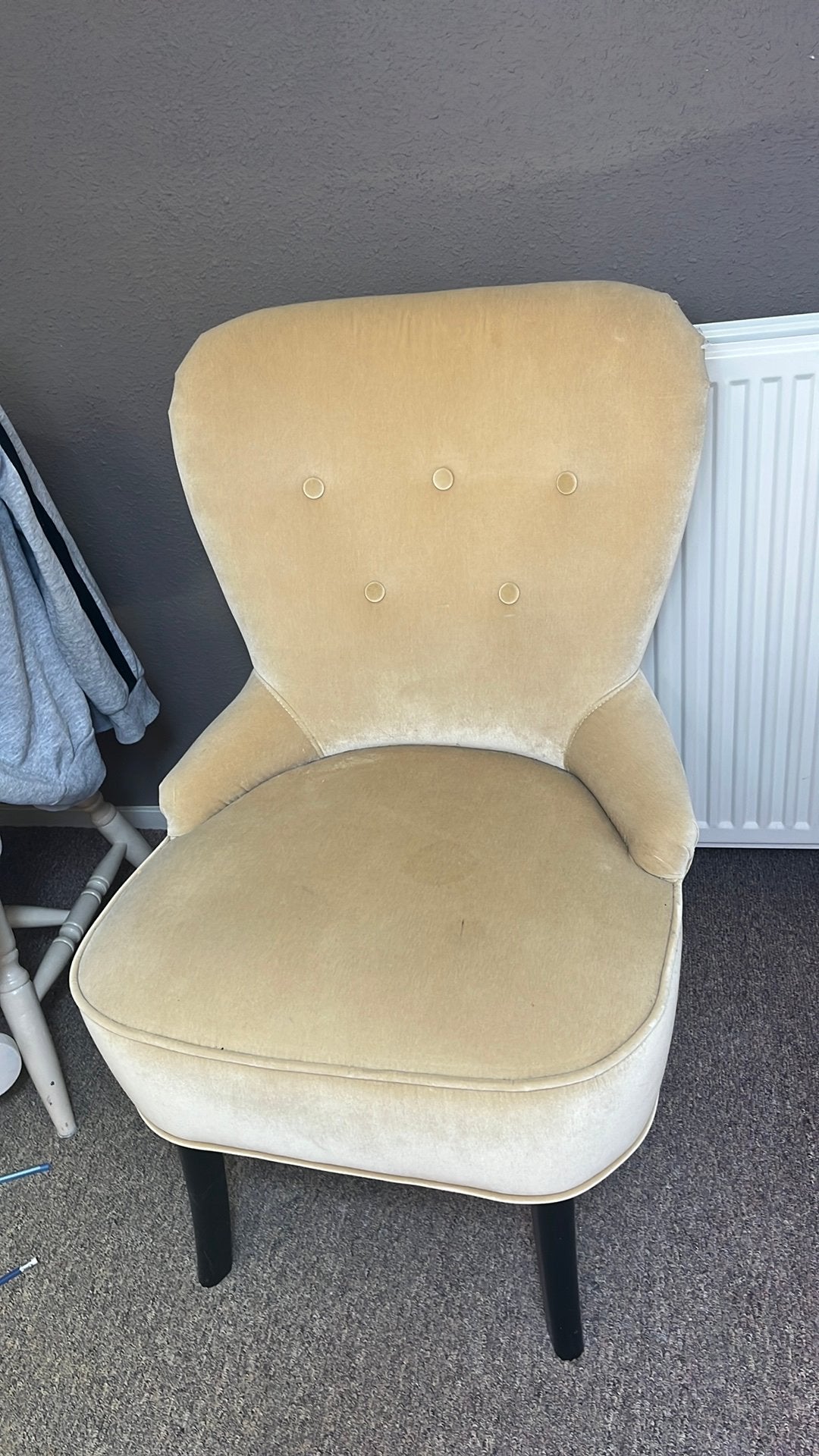 Stijlvolle IKEA REMSTA geel, Huis en Inrichting, Fauteuils, Ophalen, Zo goed als nieuw, Minder dan 50 cm