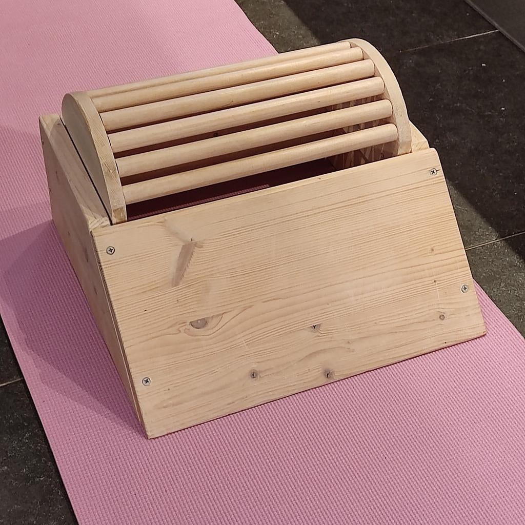 Houten yoga backbender critical alignment, Sport en Fitness, Yoga en Pilates, Ophalen of Verzenden