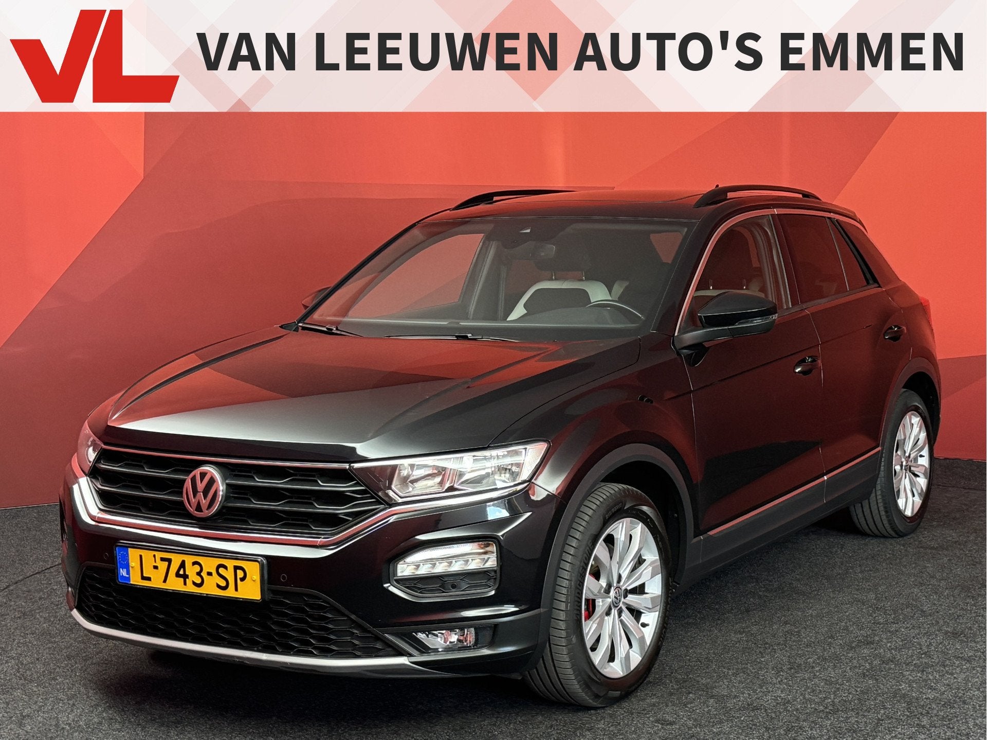 Volkswagen T-Roc 2.0 TSI 4Motion Sport | Panorama dak | Auto, Auto's, Volkswagen, Automaat, Gebruikt, 1984 cc, Zwart