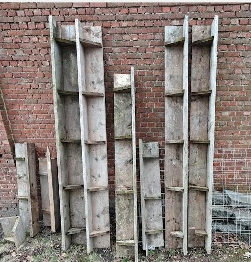 Betonbekisting: 16 meter lengte, Doe-het-zelf en Verbouw, Ophalen, Gebruikt