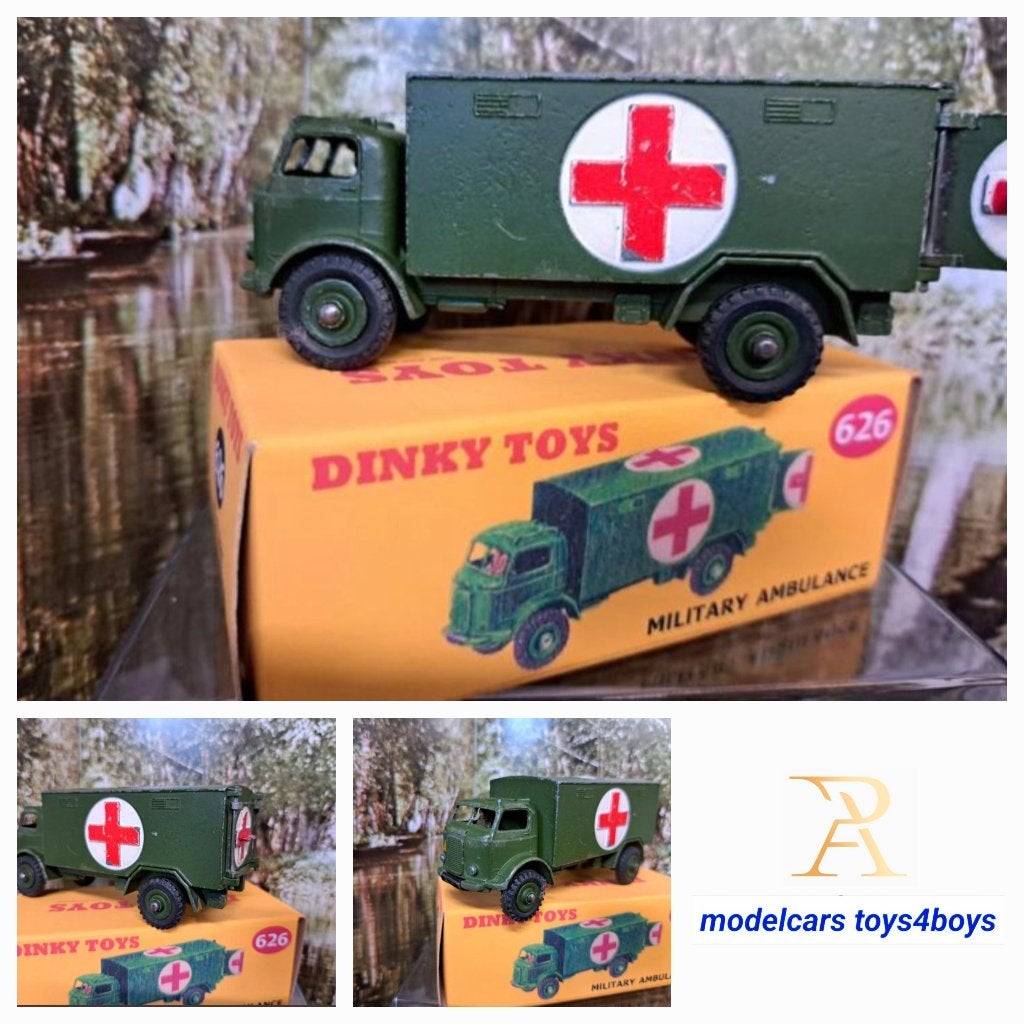 Dinky Toys no 626 Military Ambulance (2)  1/43, Verzenden, Gebruikt, Auto, Dinky Toys