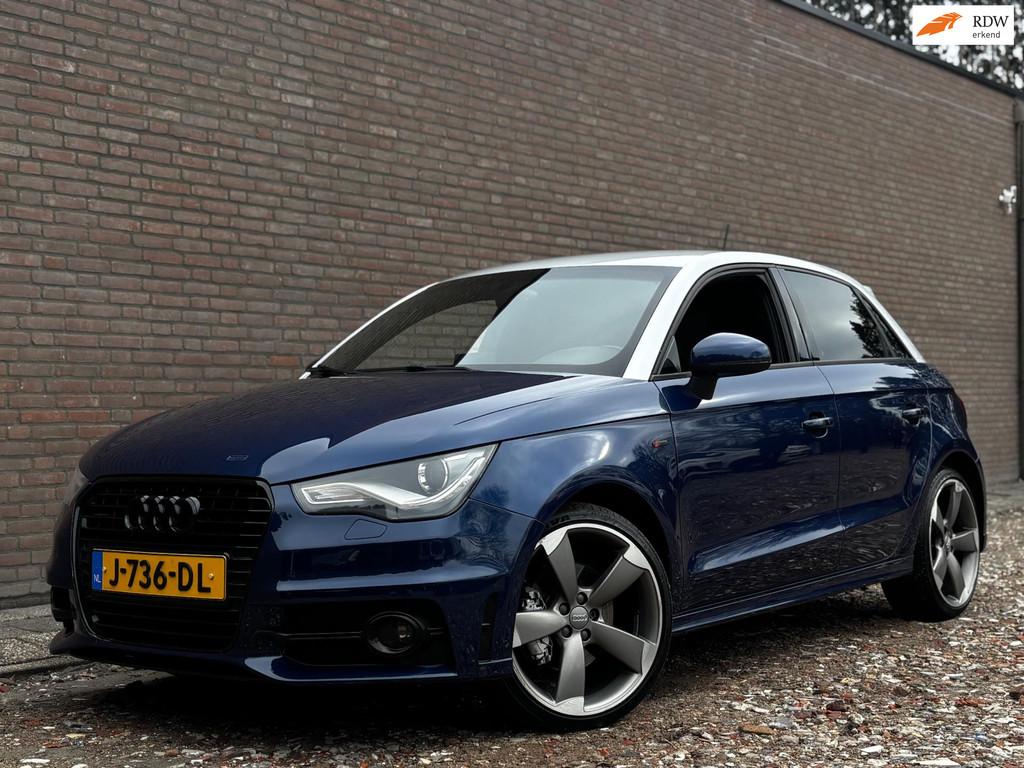 Audi A1 Sportback 1.4 TFSI | Automaat | 3 x S-Line | Schaals, Euro 5, 4 cilinders, Leder en Stof, Geïmporteerd