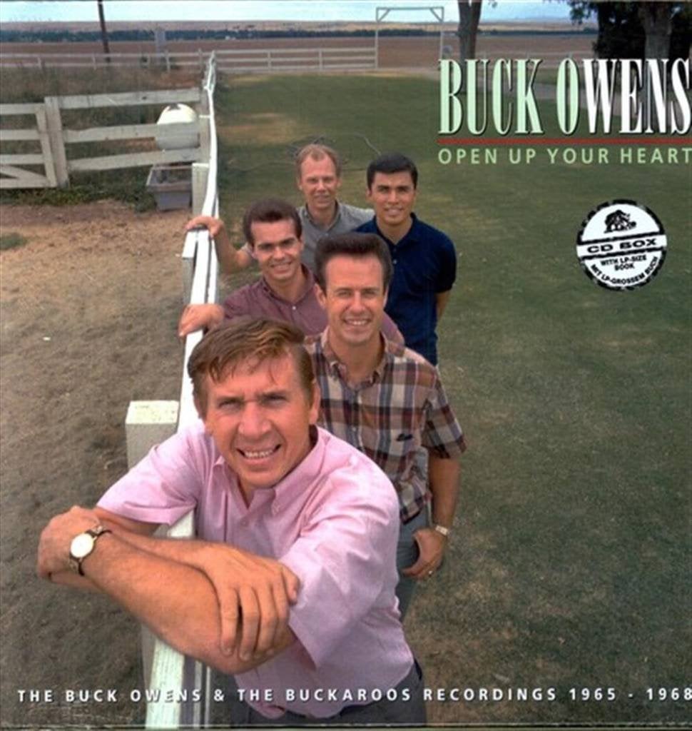 Buck Owens NM 7 cd box Open up your heart Bear Family, Cd's en Dvd's, Country, Remastered, Ophalen of Verzenden, Nieuw in verpakking