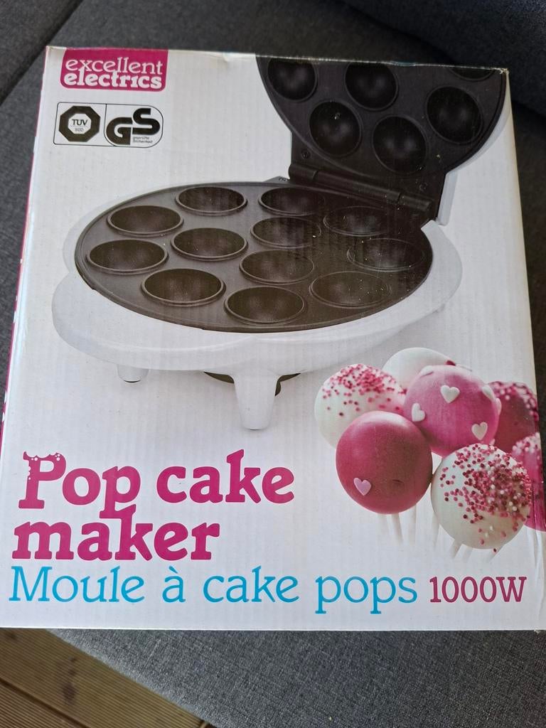 Excellent Electrics Pop Cake Maker 1000W, Ophalen