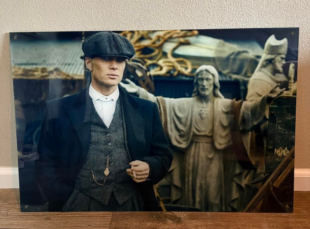 Peaky Blinders plexiglas plaat 90x60cm incl. bevestiging, Antiek en Kunst, Ophalen