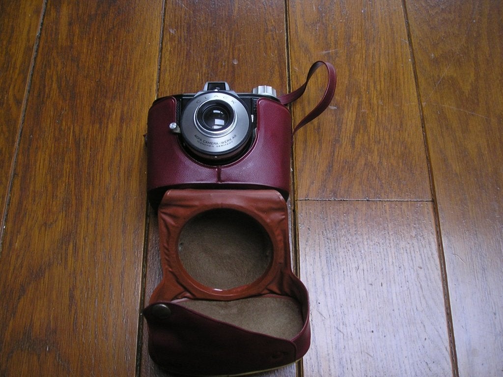 Agfa camera antiek, Ophalen of Verzenden, Gebruikt, Spiegelreflex, Overige Merken