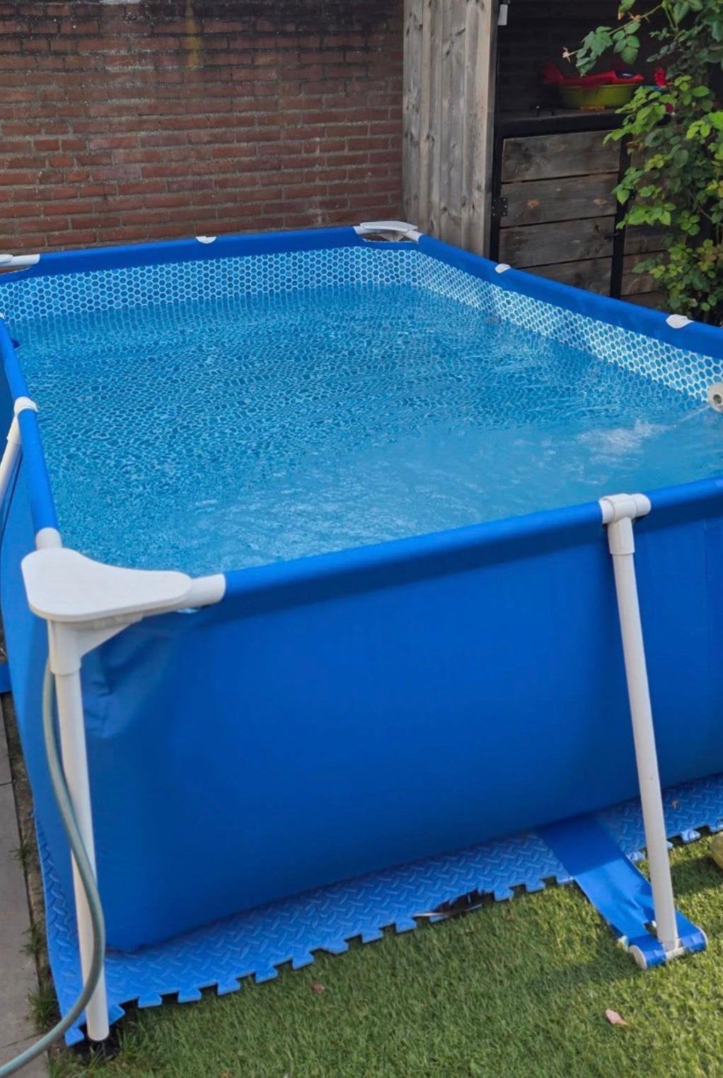 Zwembad, Minder dan 80 cm, Ophalen of Verzenden, Opzetzwembad, Rechthoekig