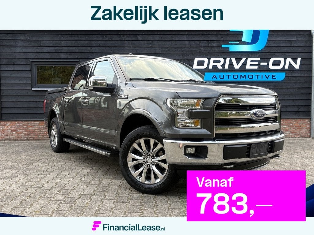 Ford USA F150 5.0 V8 - Marge - Pano - LPG - Platinum - Laria, 2241 kg, Gebruikt, Zwart, F-150