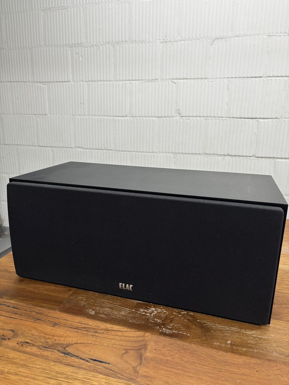 ELAC Debut C5 centerspeaker – Andrew Jones – zwart, Ophalen, Zo goed als nieuw, Center speaker, Overige merken