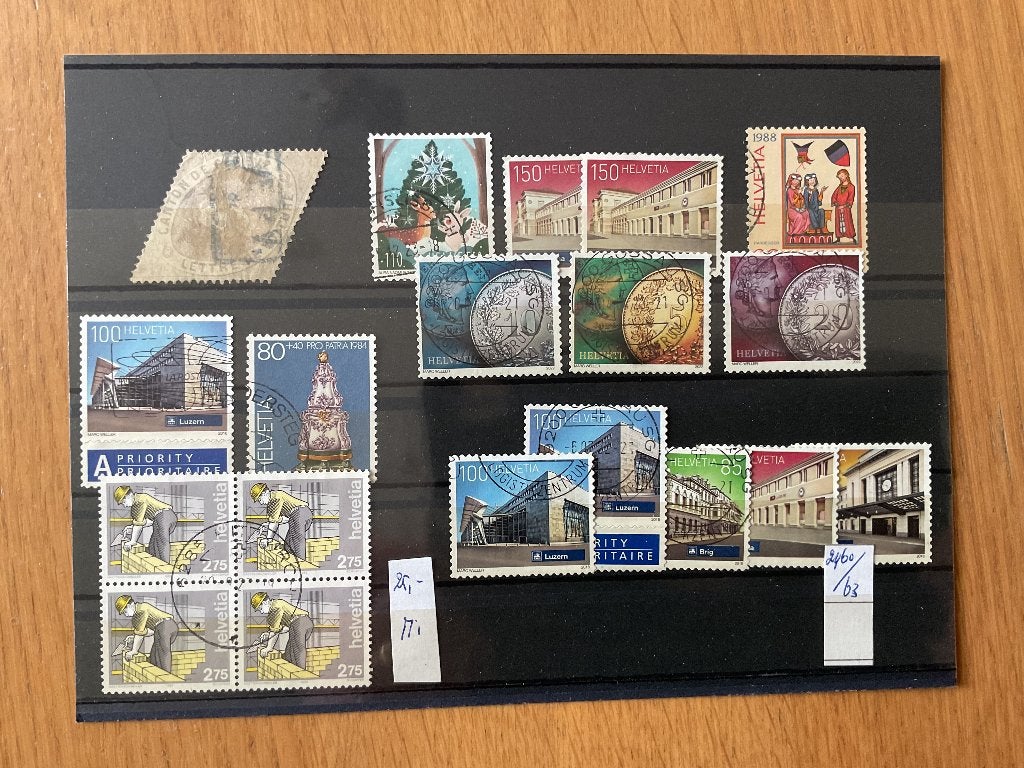 Postzegels Zwitserland, Postzegels en Munten, Postzegels | Europa | Zwitserland, Ophalen of Verzenden, Gestempeld