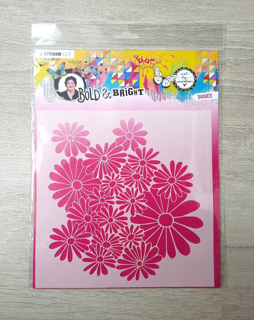 Mask Stencil - Bold & bright Daisies nr. 64, Ophalen of Verzenden, Nieuw, Natuur, Overige typen