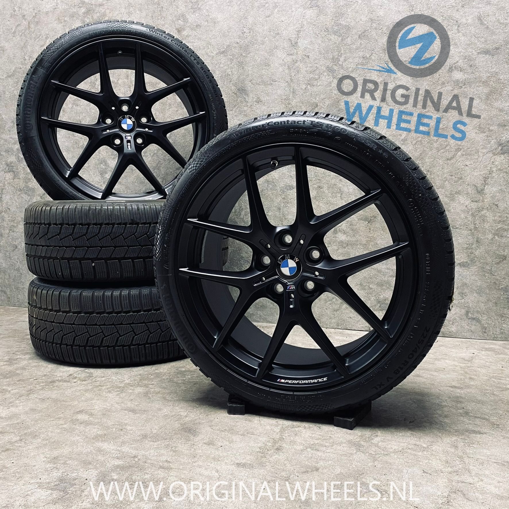 18 inch originele M velgen + winterbanden BMW 1 serie 554 M