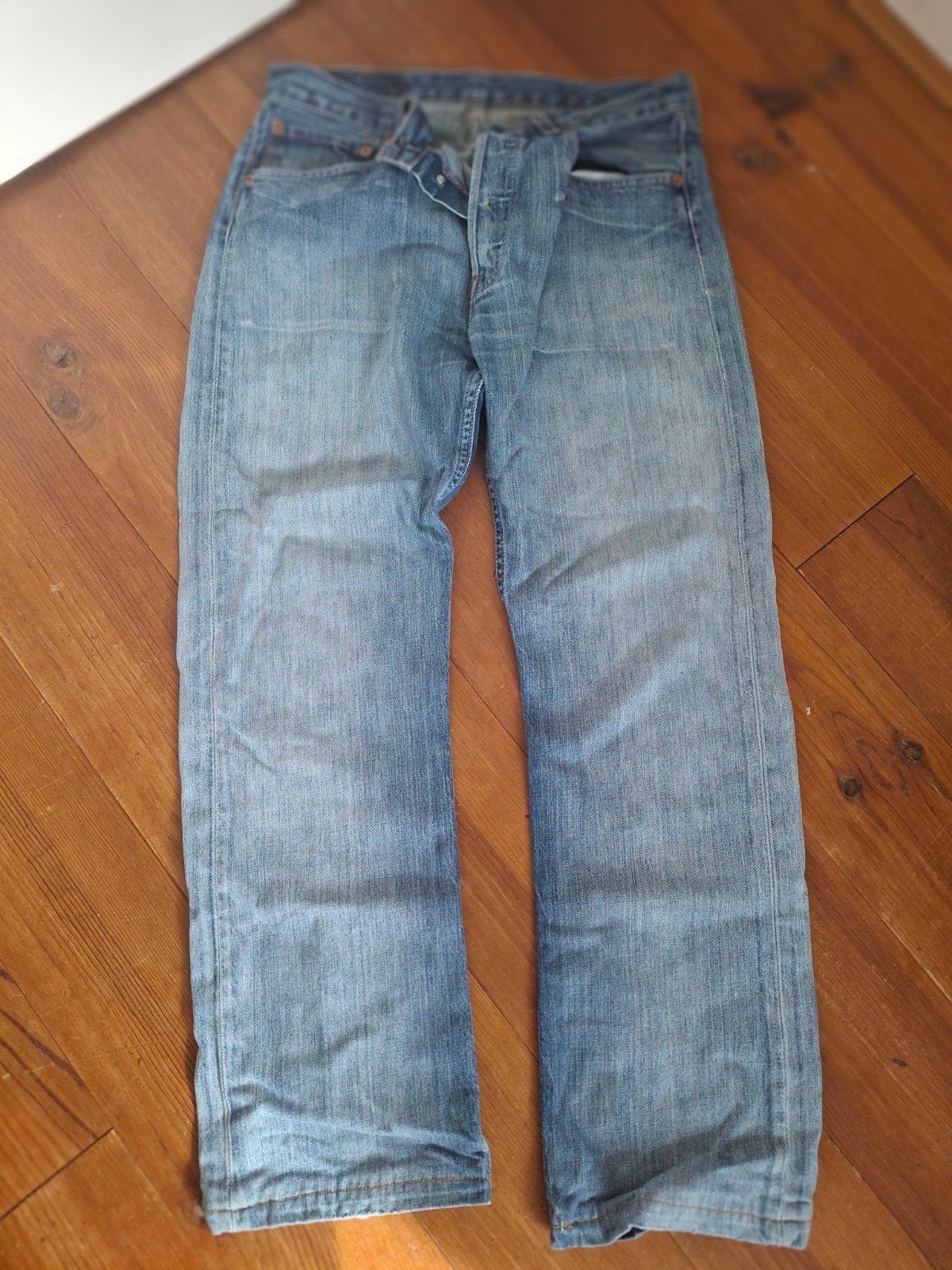 Levi's 501 spijkerbroek maat 31/34, Levi's, Blauw, W32 (confectie 46) of kleiner, Ophalen of Verzenden