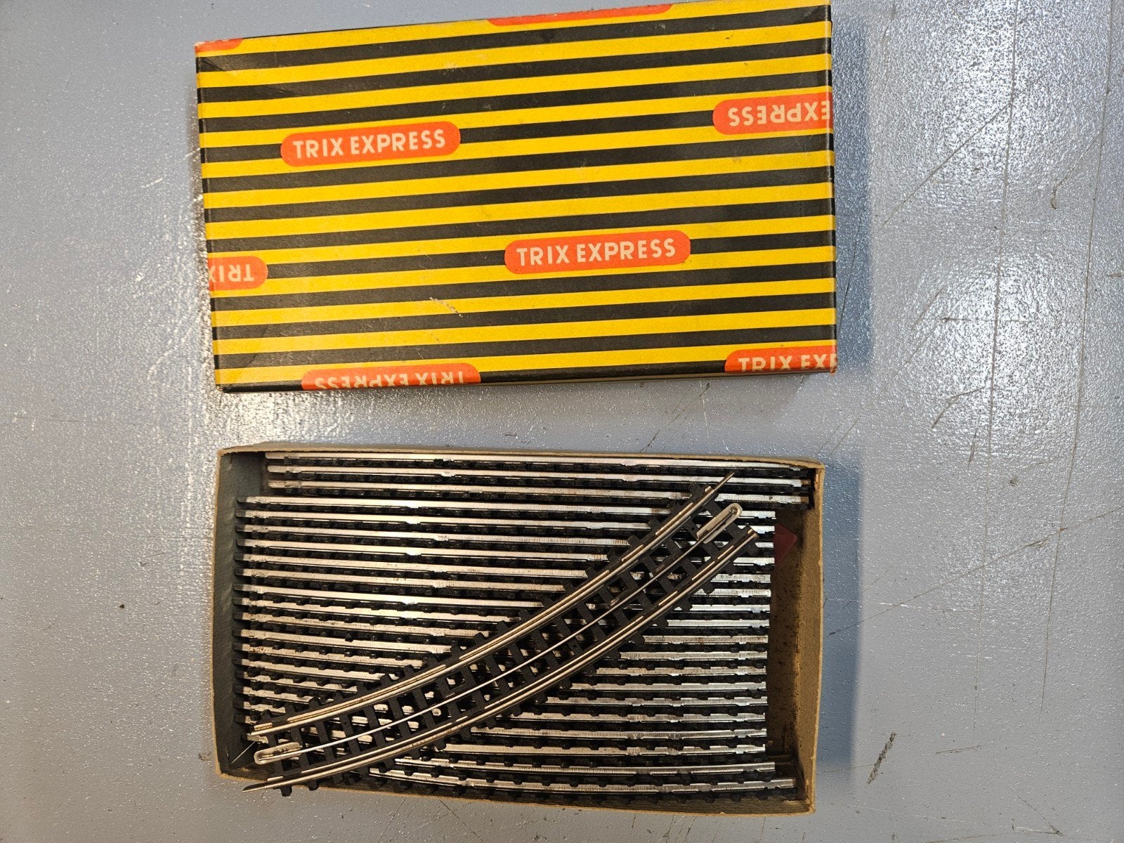 Vintage Trix Express Gebogen Rails - Nieuw in Doos, Ophalen of Verzenden, Nieuw, Rails, Trix