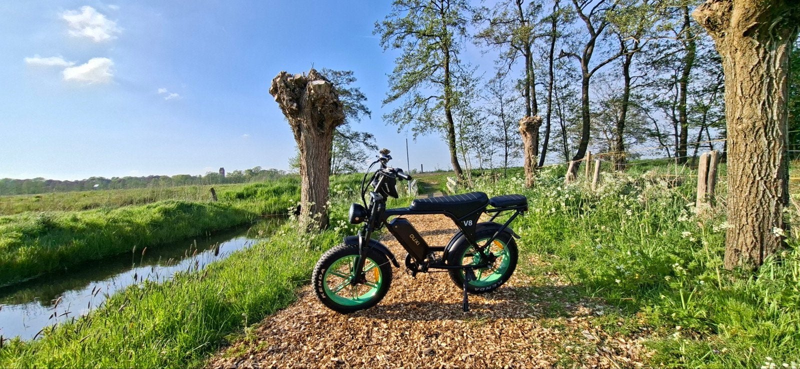 Ouxi V8 Fatbike - Zo goed als nieuw, Zo goed als nieuw, 51 tot 55 cm, 50 km per accu of meer, Ophalen