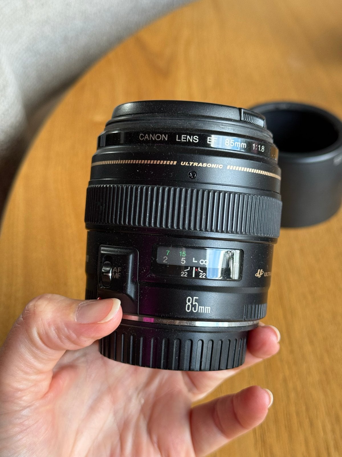 Canon EF 85mm f/1.8 USM lens - Uitstekende staat, Audio, Tv en Foto, Fotografie | Lenzen en Objectieven, Canon, Autofocus, Ophalen of Verzenden