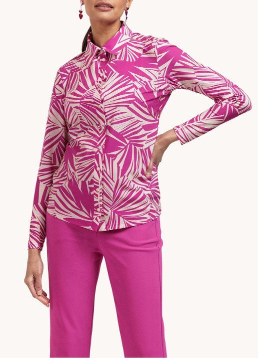 Studio anneloes poppy palm blouse XXL new fuchsia, Maat 46/48 (XL) of groter, Ophalen of Verzenden, Zo goed als nieuw, X