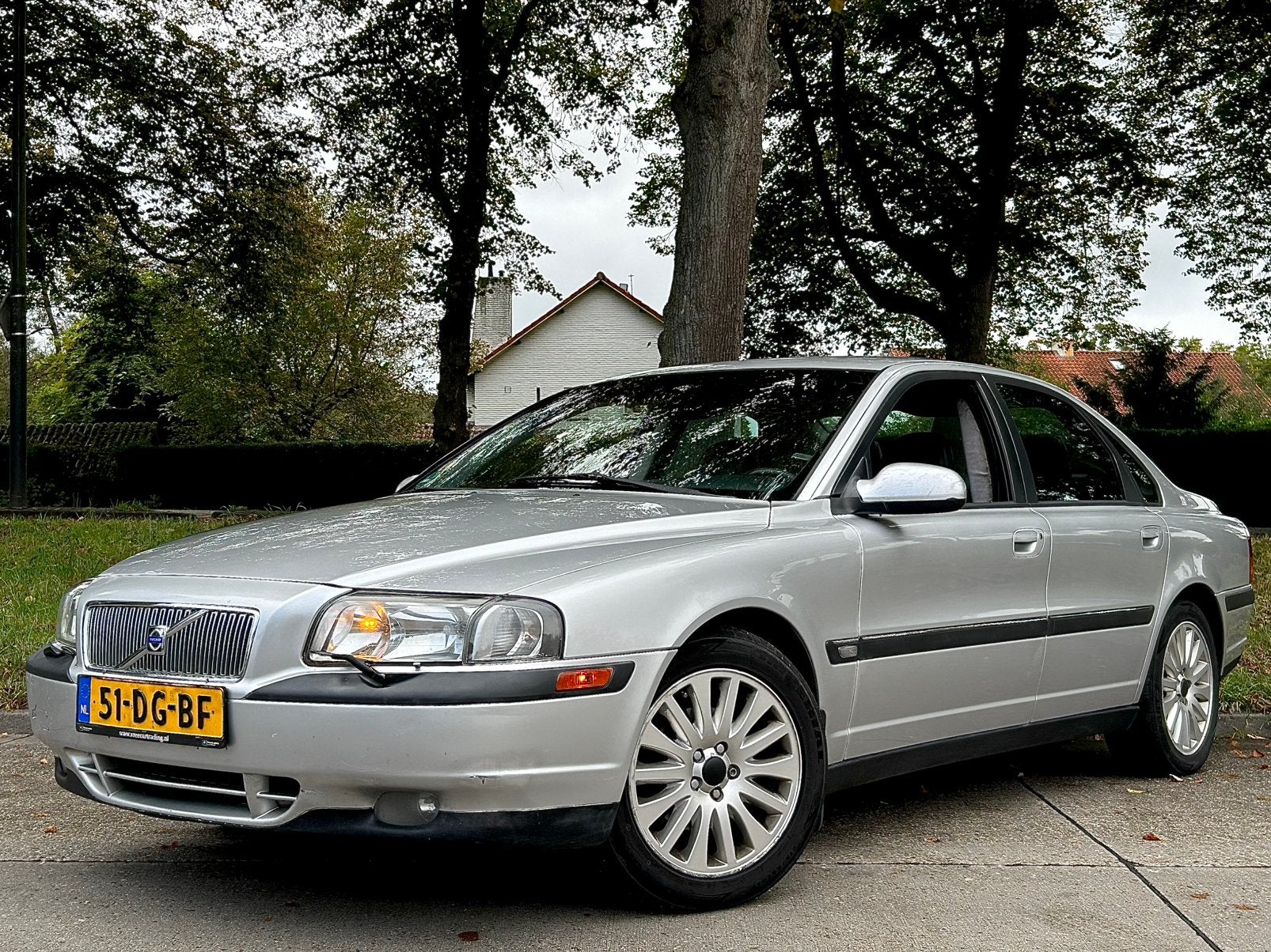 Volvo S80 2.4 AUT / Memory / StoelVW / Cruise / Trekhaak /, Auto's, 1800 kg, Zwart, 1520 kg, Elektrische ramen
