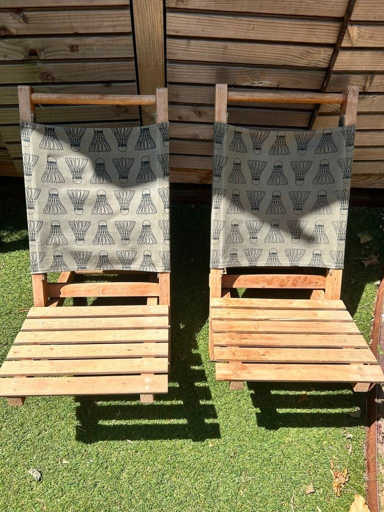 Urbans and Indians inklapbare houten stoelen – set van 2, Ophalen, Zo goed als nieuw, Campingstoel