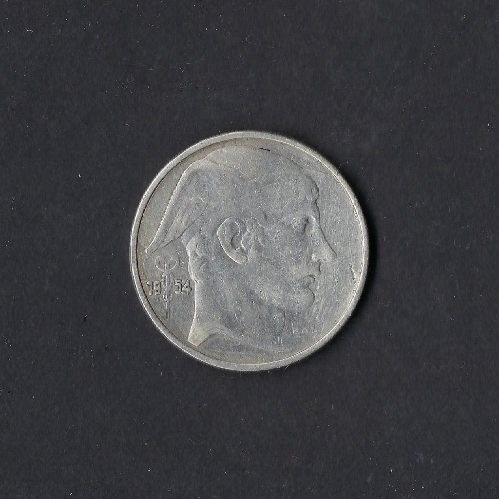 20 francs 1954 Boudewijn I, Zilver, Ophalen of Verzenden, Losse munt, Zilver