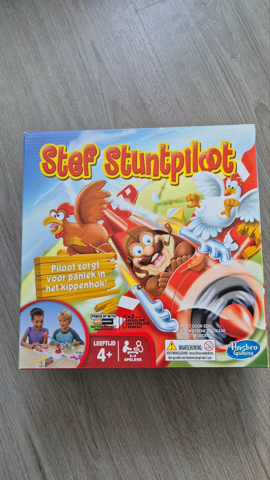 Stef Stuntpiloot - Leuk gezelschapsspel voor kinderen, Drie of vier spelers, Ophalen, Gebruikt, Hasbro Gaming