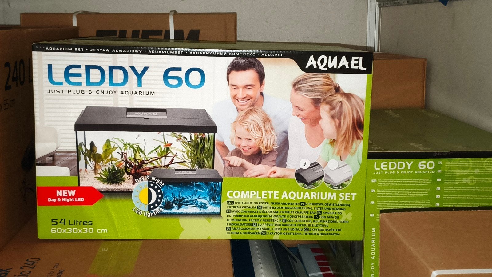aquarium 60 cm, Nieuw, Leeg aquarium, Aquael, Ophalen