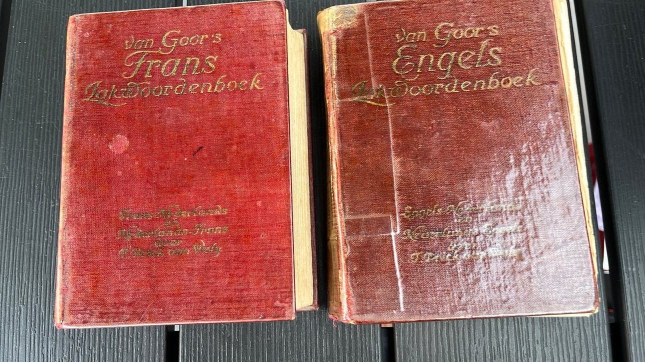 Woordenboeken uit 1950 en 1952, Ophalen of Verzenden, Gelezen, Van Dale, Engels