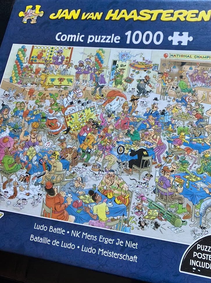 Jan van Haasteren puzzels €12,50 p/puzzel, Hobby en Vrije tijd, Ophalen, 500 t/m 1500 stukjes, Zo goed als nieuw