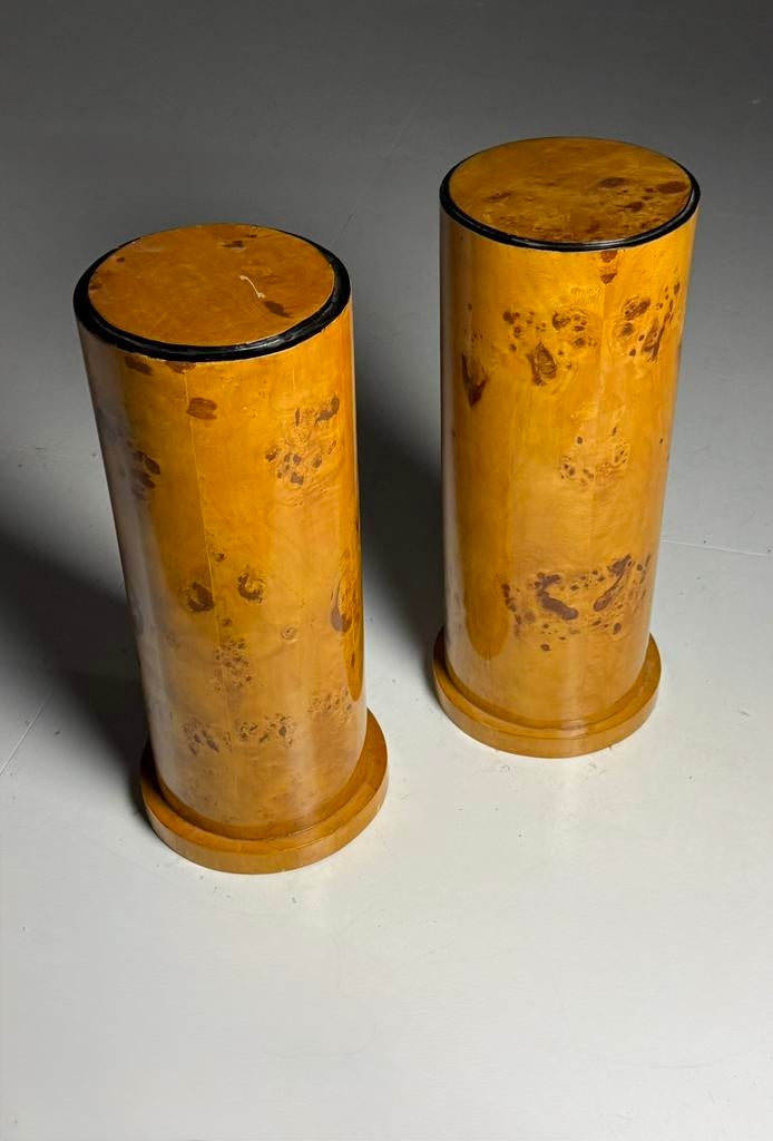 Wortel houten gefineerde zuilen 20e eeuw, Ophalen, Zo goed als nieuw