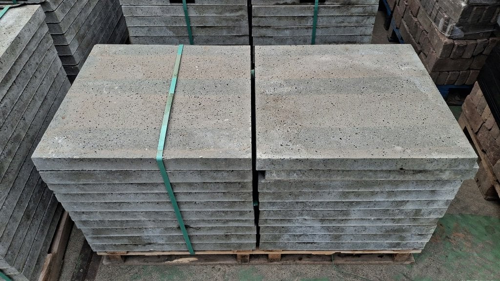 Oud-Hollandse betontegels 60x60x5 cm grijs, Tuin en Terras, Ophalen, Nieuw, 10 m² of meer, Beton