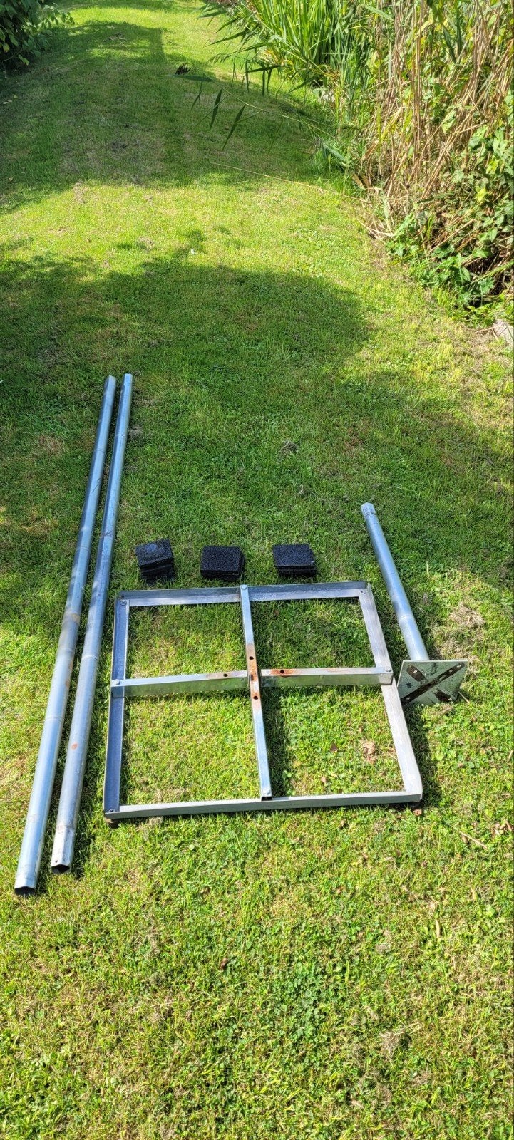 blueqon insteek antenne mast met tegelvoet, Ophalen, Gebruikt, Mast